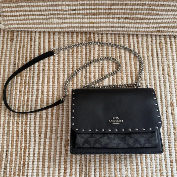 Coach Klare Crossbody Bag, Black Coach Purse - Picture 3 of 9